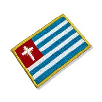BC0012-001 Bandeira Ubatuba Patch Bordado 7,5x5,0cm