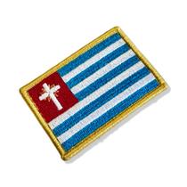 BC0012-001 Bandeira Ubatuba Patch Bordado 7,5x5,0cm
