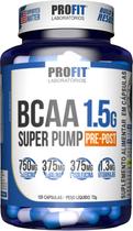 BCAA 1.5 G - SUPER PUMP - Pote 120 cápsulas - Profit Labs