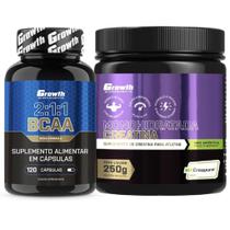 Bcaa 120 Caps + Creatina 250g Creapure Growth Supplements