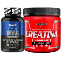 Bcaa 120 Caps Growth + Creatina Pura 300g IntegralMedica Bcaa 120 Caps Growth + Creatina Pura 300g IntegralMedica