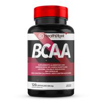 BCAA - 120 Cápsulas 500mg - Suplemento Alimentar com Aminoácidos de Cadeia Ramificada Leucina - Valina - Isoleucina