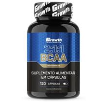 Bcaa 2:1:1 120 Cápsulas Concentrado Original Growth Supplements Bcaa 2:1:1 120 Cápsulas Concentrado Original Growth Supplements