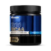 BCAA 2:1:1 200g Growth Supplements - Sabor Natural