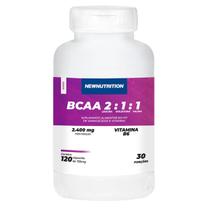BCAA 2:1:1 2400mg - 120 Cápsulas - NewNutrition