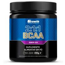 BCAA 2:1:1 em Pó 200g Growth Supplements