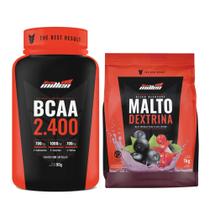 BCAA 2400 120 Cápsulas + Maltodextrina 1kg - New Millen