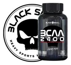 Bcaa 2400 30 Cápsulas Caveira Preta Black Skull
