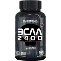 Bcaa 2400 - aminoácidos - 200 tablets - CAVEIRA PRETA