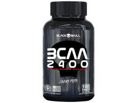 BCAA 2400 Caveira Preta - 100 Tabletes - Black Skull