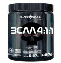 Bcaa 4:1:1 Caveira Preta 280g Laranja c/ Acerola - Black Skull - Caveira Preta