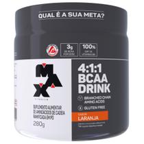 BCAA 4:1:1 Drink 280G - Max TitaniumLaranja