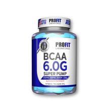 Bcaa 6.0 Super Pump 60 Tabletes 120g Profit Laboratórios