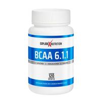 Bcaa 6.1.1 - 120 Cápsulas 500Mg Valina, Isoleucina E Leucina - Explode nutrition