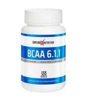 BCAA 6.1.1 - 120cps. 500mg - L-Leucina, L-Valina e L-Isoleucina - Explode Nutrition