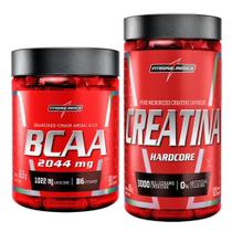 Bcaa 90 Caps + Creatina Pura 120 Caps Integralmedica