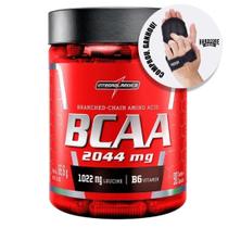 Bcaa Amino 90 Caps Integralmedica + Luva Caleira Hardcore