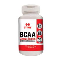 BCAA Aminoácidos 120 Cápsulas Titan