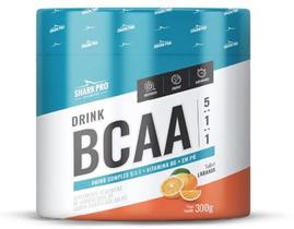 BCAA Drink 5:1:1 em Pó de 300g-Sabor Laranja-Shark Pro