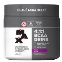 BCAA Drink em Pó 4:1:1 280g Max Titanium BCAA Drink em Pó 4:1:1 280g Max Titanium