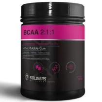 BCAA Em Pó 500g Chiclete (Bumbble Gum) - Importado - Soldiers Nutrition