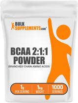 BCAA em pó BulkSupplements.com BCAA 2:1:1 1 kg sem sabor BCAA em pó BulkSupplements.com BCAA 2:1:1 1 kg sem sabor