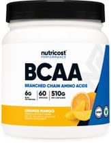 BCAA em pó Nutricost Sabor Laranja e Manga 60 porções