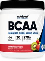 BCAA em pó Nutricost Strawberry Kiwi 30 porções