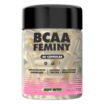 BCAA Feminino 60 Caps Aminoacidos Essenciais Enriquecido com vitamina B6 Ultra Concentrado BodyNutry BCAA Feminino 60 Caps Aminoacidos Essenciais Enriquecido com vitamina B6 Ultra Concentrado BodyNutry
