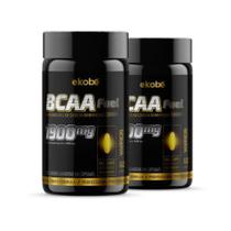 BCAA Fuel Ganho de Massa Muscular Treino Academia 60 Caps