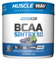 Bcaa Sintex 6:1:1 Pote 300g Sabor Uva- Muscle Way