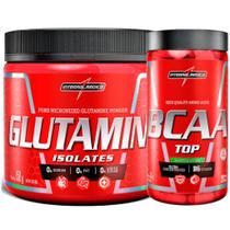 Bcaa Top 120 Caps + Glutamina Pura 150g Integralmedica