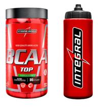 Bcaa Top 120 Caps + Squeeze 800ml Vermelha Integralmedica Bcaa Top 120 Caps + Squeeze 800ml Vermelha Integralmedica
