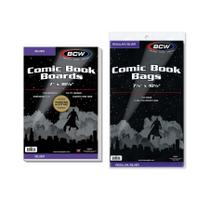 BCW Capas e Protetores para Quadrinhos Silver Age 100 Unidades Combo