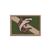 BD0176-003 Bandeira Mergulhador Patch Bordado 7,5x5