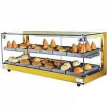 BD12 - Estufa Beta para salgados 12 bandejas Dupla Dourada - 127V - Omega