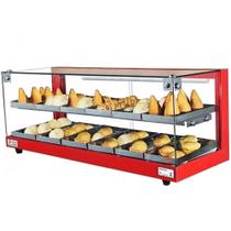 BD12 - Estufa Beta para salgados 12 bandejas Dupla Vermelha - 220V - Omega