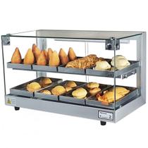 BD8 - Estufa Beta para salgados de 8 bandejas Dupla Prata - 220V - Omega