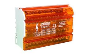 Bdb415 Bloco De Distribuição 100a 4 Polos 15 Terminais