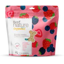 Be Nature Organnact Biscoitos Assados Naturais Sabor Morango, Framboesa, Amora e Mirtilo 150g