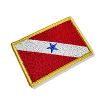 BE0001-001 Bandeira Pará Patch Bordado 7,5x5cm