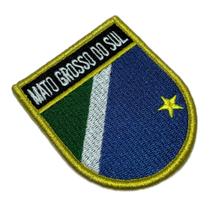 BE0011EV01 Bandeira Mato Grosso do Sul Bordado Fecho Contato BE0011EV01 Bandeira Mato Grosso do Sul Bordado Fecho Contato