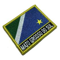BE0011NV01 Mato Grosso do Sul Bandeira Bordado Fecho Contato BE0011NV01 Mato Grosso do Sul Bandeira Bordado Fecho Contato