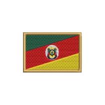 BE0019-001 Bandeira Rio Grande do Sul Patch Bordado 7,5x5,0cm BE0019-001 Bandeira Rio Grande do Sul Patch Bordado 7,5x5,0cm