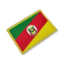 BE0019-001 Bandeira Rio Grande do Sul Patch Bordado 7,5x5,0cm BE0019-001 Bandeira Rio Grande do Sul Patch Bordado 7,5x5,0cm