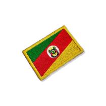 BE0019-011 Bandeira Rio Grande do Sul Patch Bordado 5,7x3,8cm BE0019-011 Bandeira Rio Grande do Sul Patch Bordado 5,7x3,8cm