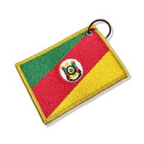 BE0019-021 Bandeira Rio Grande do Sul Patch Bordado 10,2x6,8cm BE0019-021 Bandeira Rio Grande do Sul Patch Bordado 10,2x6,8cm