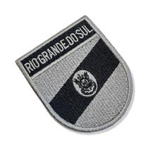 BE0019E-002 Bandeira Rio Grande do Sul Patch Bordado 6,8x8,0 BE0019E-002 Bandeira Rio Grande do Sul Patch Bordado 6,8x8,0