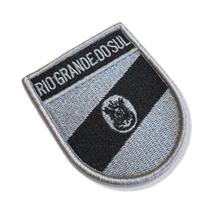 BE0019E-002 Bandeira Rio Grande do Sul Patch Bordado 6,8x8,0 BE0019E-002 Bandeira Rio Grande do Sul Patch Bordado 6,8x8,0