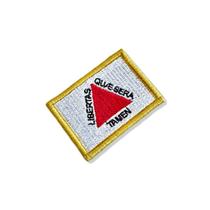 BE0048-011 Bandeira Minas Gerais Patch Bordado 5,7x3,8cm